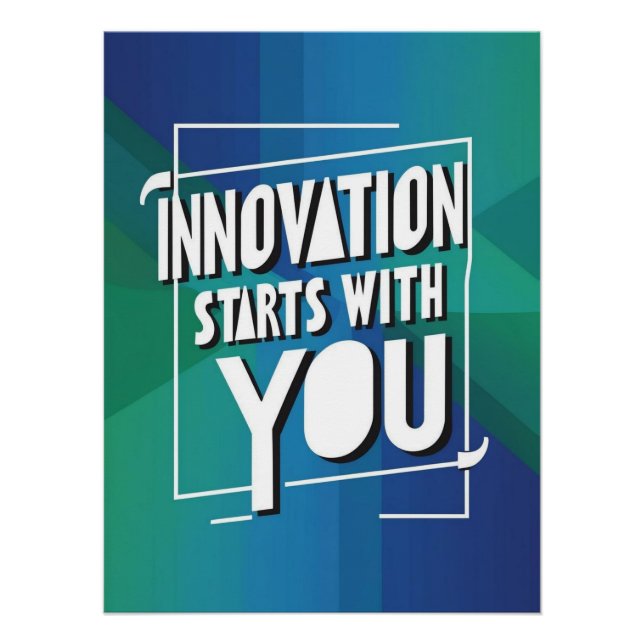 Innovation beginnt bei dir poster (Vorderseite)