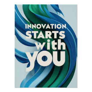 Innovation beginnt mit Ihnen Option 3 Poster