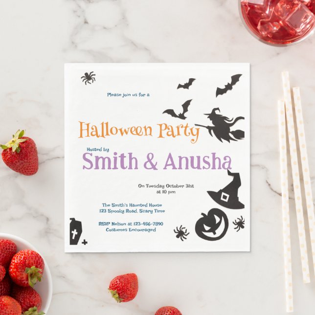 Innovation Erwachsenes Halloween-Party Serviette (Beispiel)