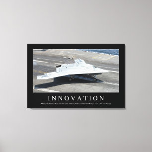 Innovation: Inspirierend Zitat 1 Leinwanddruck