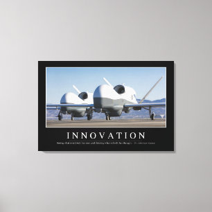 Innovation: Inspirierend Zitat 2 Leinwanddruck