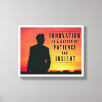 Innovation ist eine Frage von Geduld und Einsicht