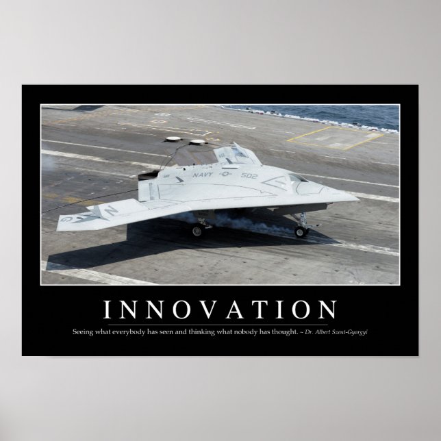 Innovation: Zitat 1 Poster (Vorne)