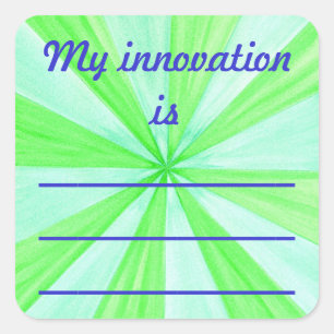 Innovationsförderer Quadratischer Aufkleber