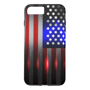 Innovative Laser-Schnitt-amerikanische Flagge 1 Case-Mate iPhone Hülle