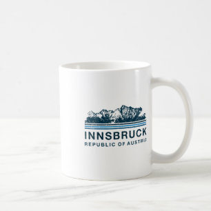 Innsbruck Österreich Berge Österreichisches Skifah Kaffeetasse