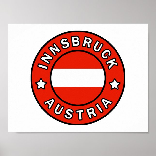 Innsbruck Österreich Poster (Vorne)