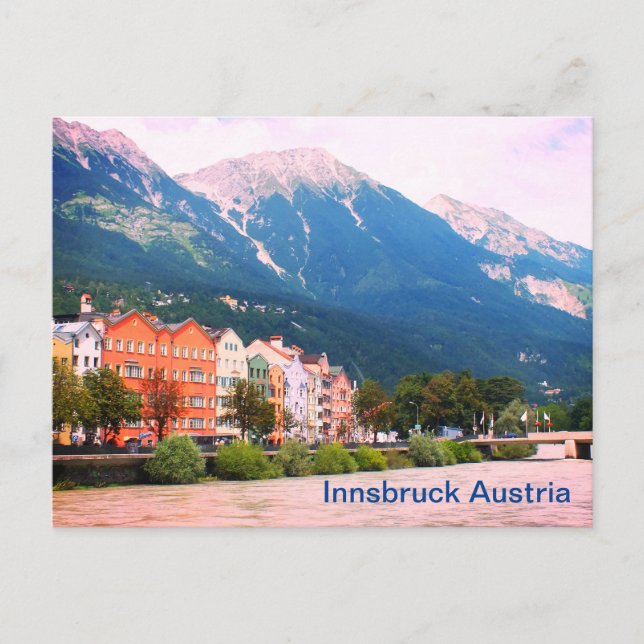Innsbruck Österreich Postkarte (Vorderseite)