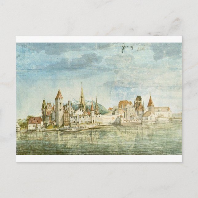Innsbruck Seen von Norden durch Albrecht Durer Postkarte (Vorderseite)