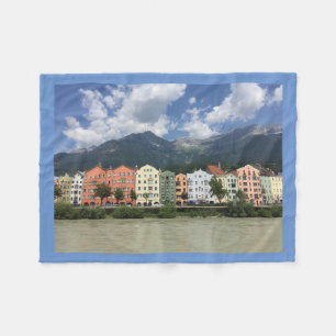 Innsbruck, Stadt in den Alpen Fleecedecke