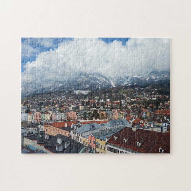Innsbrucker Dächer-View-Puzzle (Horizontal)
