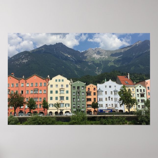 Innsbrucker Österreichs Stadt in Tirol Poster (Vorne)
