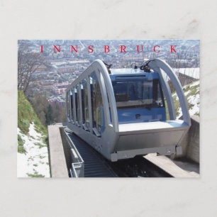 Innsbrucker Standseilbahn-Aussicht Postkarte