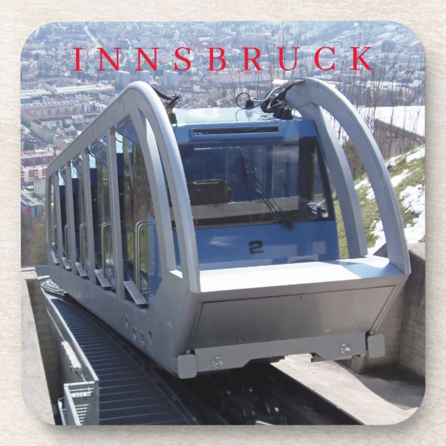 Innsbrucker Standseilbahn Untersetzer (Vorderseite)
