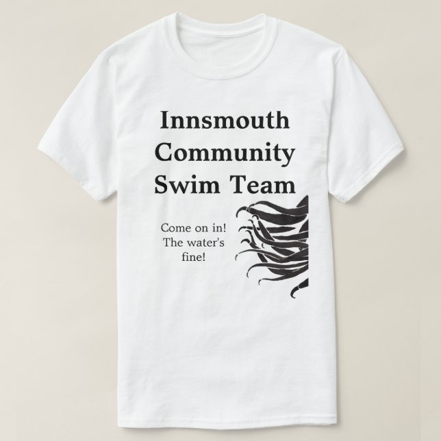 Innsmouth Gemeinschaftsswim-Team-Shirts T-Shirt (Design vorne)