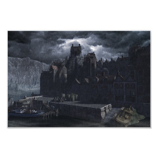 Innsmouth Harbour Fotodruck (Vorne)