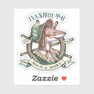 Innsmouth Salt & Sable - Shark Lady Aufkleber