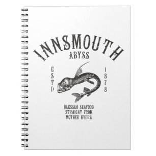 Innsmouth Seafood Tiefseefische Viperfisch Notizblock