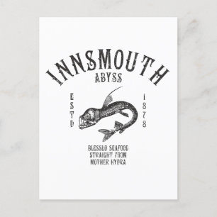 Innsmouth Seafood Tiefseefische Viperfisch Postkarte