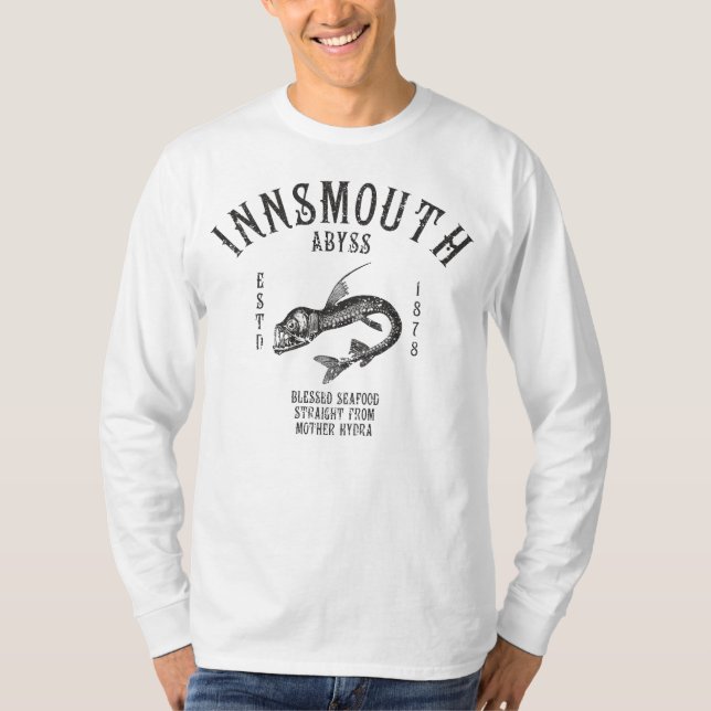 Innsmouth Seafood Tiefseefische Viperfisch T-Shirt (Vorderseite)