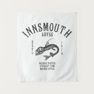 Innsmouth Seafood Tiefseefische Viperfisch Wandteppich