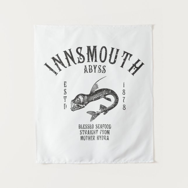 Innsmouth Seafood Tiefseefische Viperfisch Wandteppich (Vorderseite)