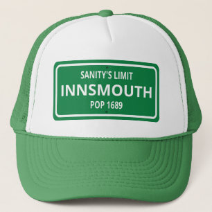 Innsmouth Street Sign Lovecraft Truckerkappe