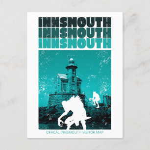 Innsmouth Travel Poster Postkarte