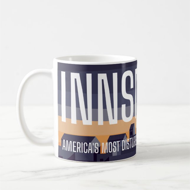 Innsmouth Vintage Travel Poster Lovecraft Kaffeetasse (Links)
