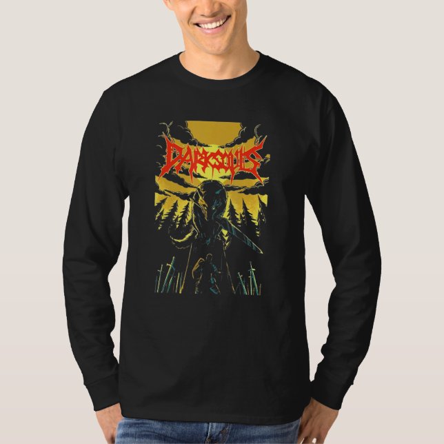 Inoffizielle Dunkle Soule Metallband T-Shirt (Vorderseite)