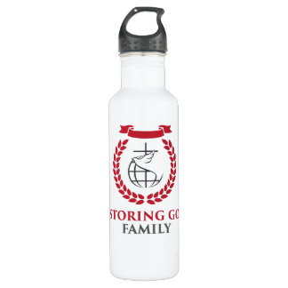 Inoxydable Bouteille d'eau en acier blanche de RGF 24oz