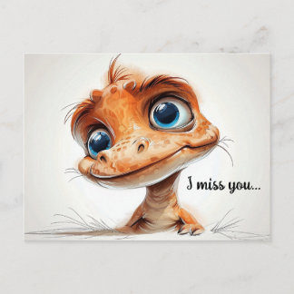 Inquisitive Augen Postkarte