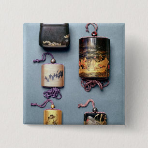 Inro- und Tabakbeutel Button