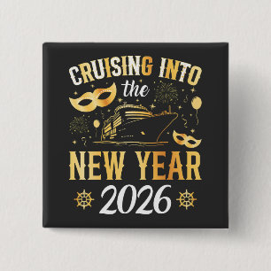 Ins neue Jahr 2026 cruisen Quadrat Button