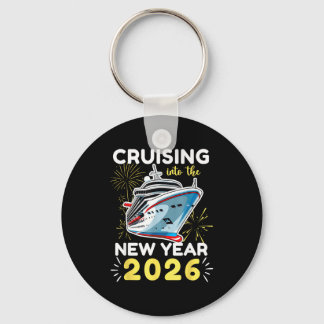 Ins neue Jahr 2026 cruisen Schlüsselanhänger