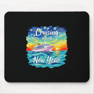 Ins neue Jahr 2026 cruisen - Urlaubsparty Familie Mousepad