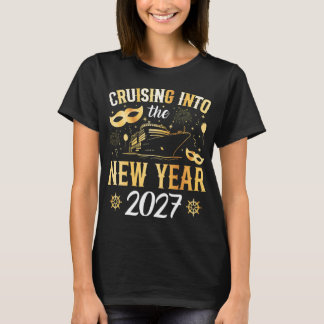 Ins neue Jahr 2027 cruisen Frauen T-Shirt