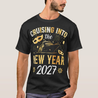 Ins neue Jahr 2027 cruisen Männer T-Shirt