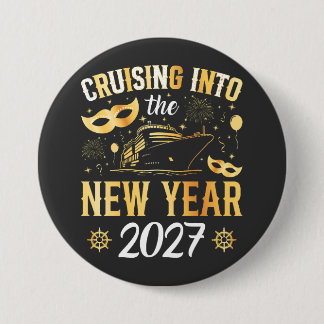 Ins neue Jahr 2027 cruisen Rund Button