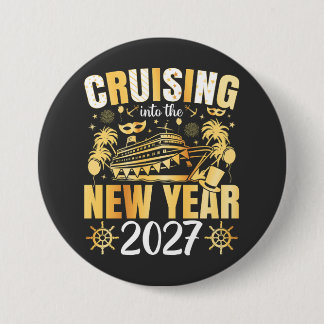 Ins neue Jahr 2027 cruisen Rund Button