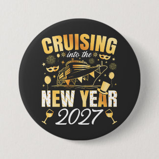 Ins neue Jahr 2027 cruisen Rund Button