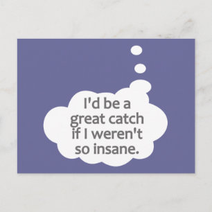 Insane benutzerdefinierte Farbpostkarte Postkarte