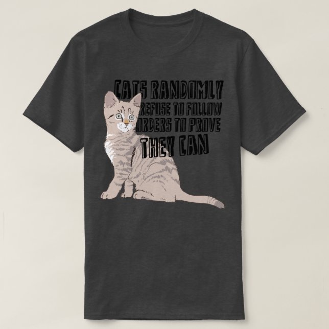 Insane Cat T-Shirt (Design vorne)