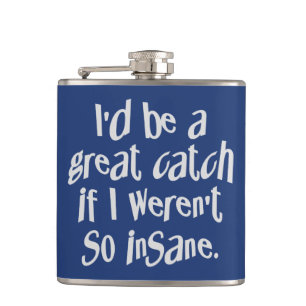 Insane Catch benutzerdefinierte Farbflasche Flachmann