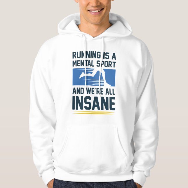 Insane Running Hoodie (Vorderseite)