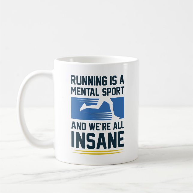 Insane Running Kaffeetasse (Links)