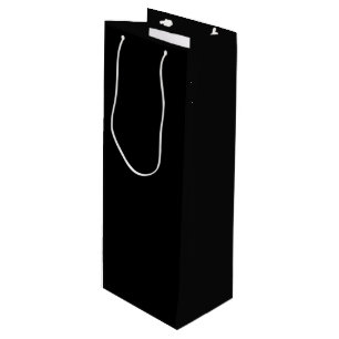 Insanely Black (das dunkelste Schwarz) KUNSTBAR Geschenktüte Für Weinflaschen