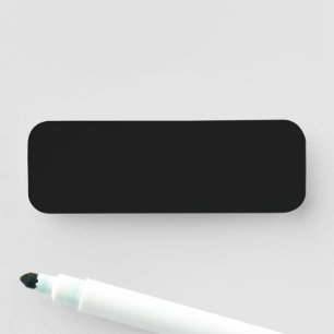 Insanely Black (das dunkelste Schwarz) KUNSTBAR Namensschild