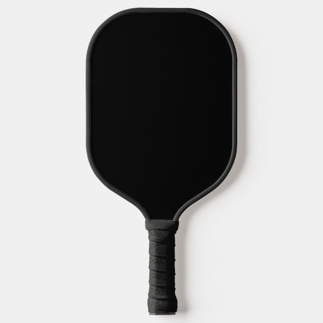 Insanely Black (das dunkelste Schwarz) KUNSTBAR Pickleball Schläger (Vorderseite)