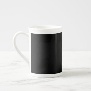 Insanely Black (das dunkelste Schwarz) KUNSTBAR Prozellantasse